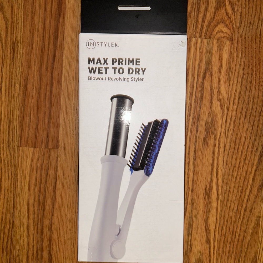 InStyler Max Prime Blowout Styler - White and Blue